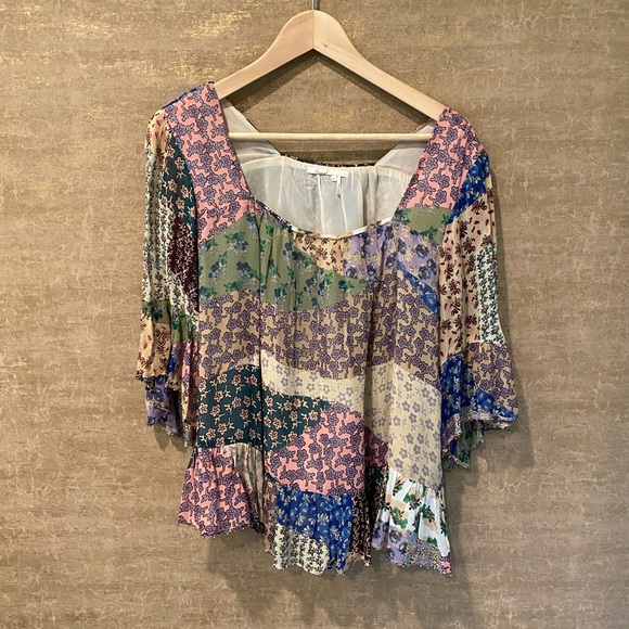 Patchwork Peasant Top - Picture 2 of 7